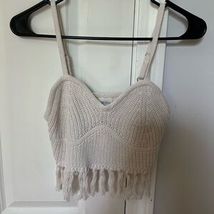 Wild Fable Cream Knit Sweater